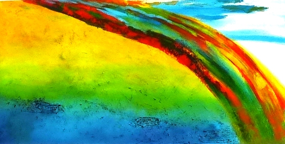 Acryl Spachteltechnik