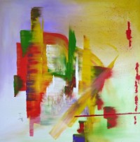 I  Acryl - Spachteltechnik 70x70